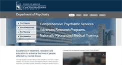 Desktop Screenshot of cwrupsychiatry.org